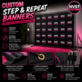 Custom Step and Repeat Backdrops